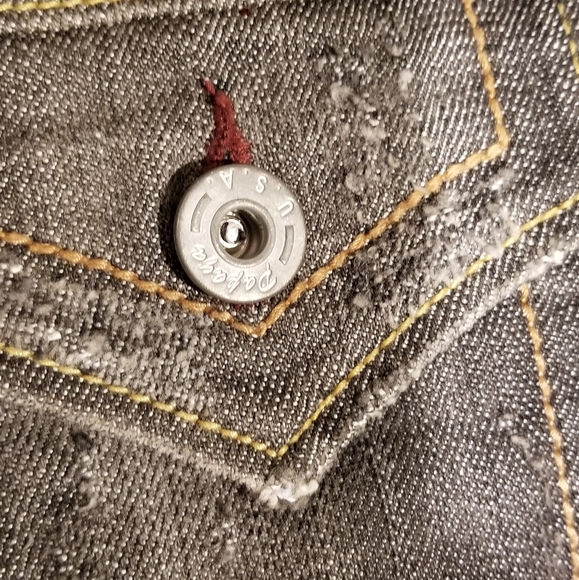 Papaya Cropped frey Denim Jacket - Picture 2 of 7